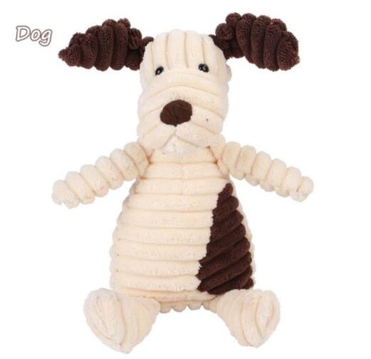 Animal Plush Squeaky Dog Toy