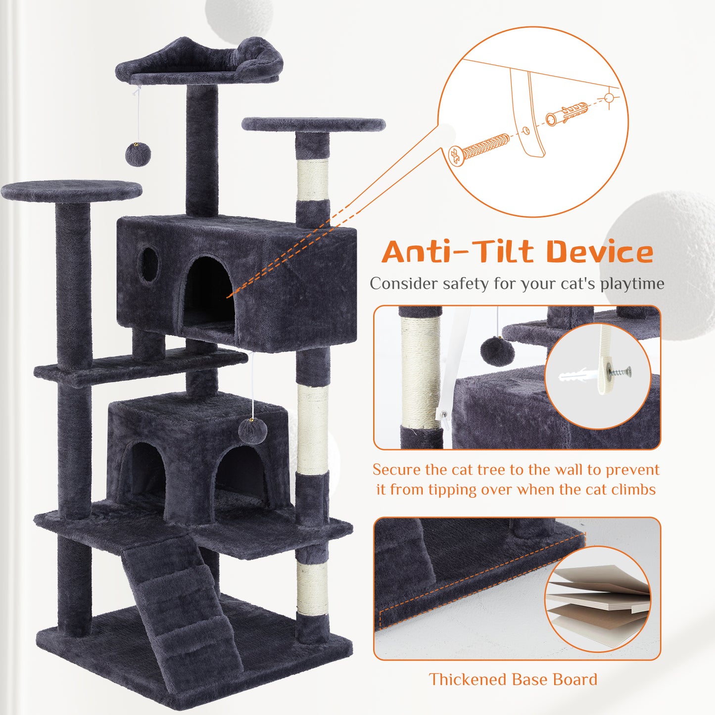 Multi Functional Cat Treehouse