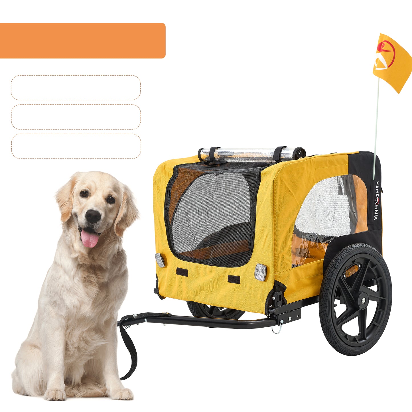 Heavy Duty Foldable Pet Stroller