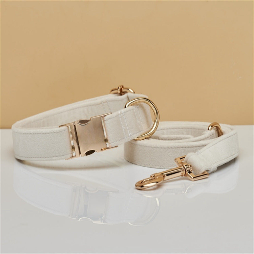 Personalized Adjustable Velvet Dog Collar