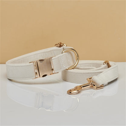 Personalized Adjustable Velvet Dog Collar