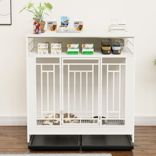 Large Dog Kennel Furniture with Divider