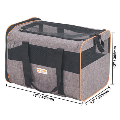 Airline Pet Carrier with Wheels for Cats