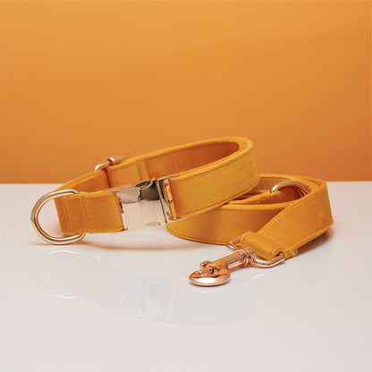 Personalized Adjustable Velvet Dog Collar