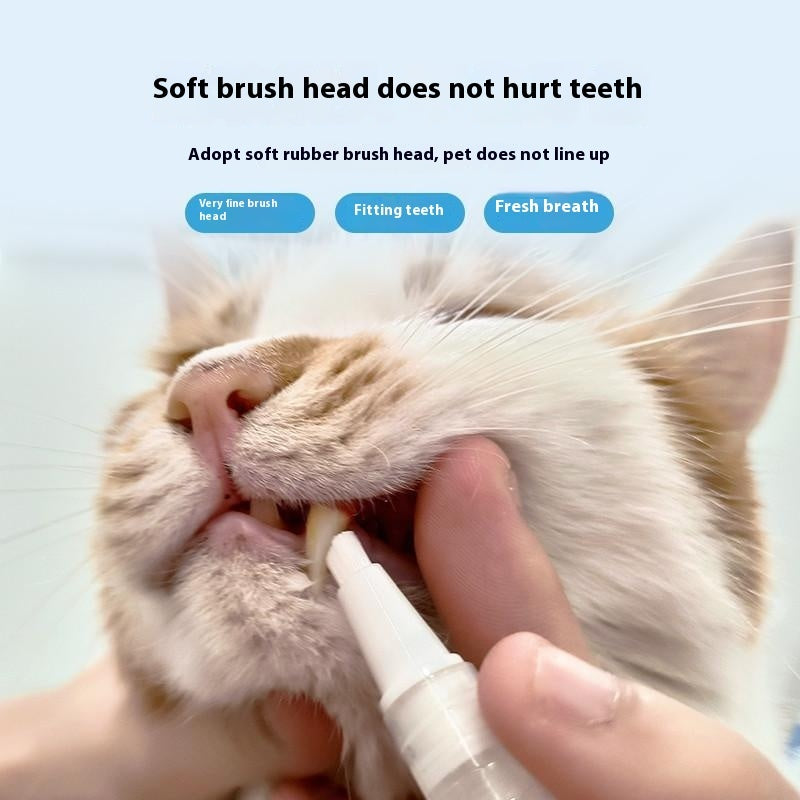 Pet Teeth Cleaning Toothbrush Pen