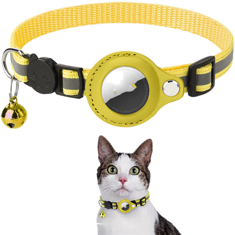 Reflective Cat & Dog Collar with AirTag