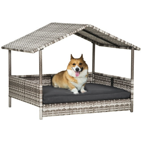 Outdoor Dog Bed House With Canopy