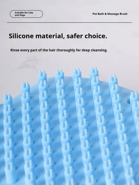Pet Rubber Bath Massage Comb