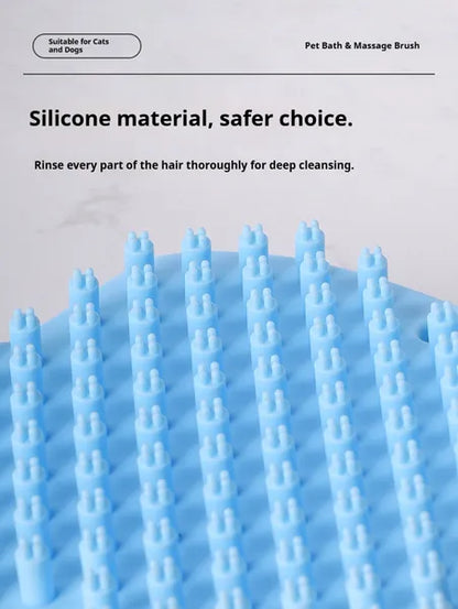 Pet Rubber Bath Massage Comb