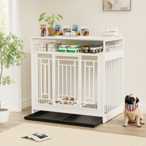 Large Dog Kennel Furniture with Divider