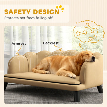 Large Velvet Comfy Sofa Dog Couch