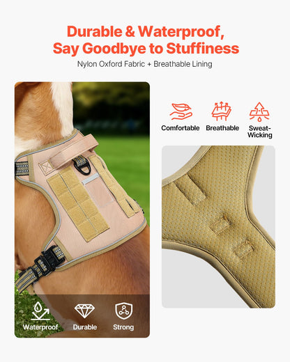 No Pull Tactical Dog Harness