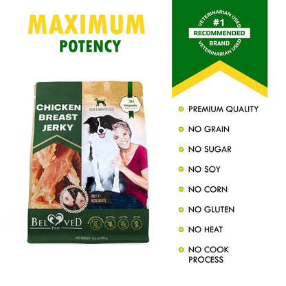 Natural Ingredients Chicken Jerky Dog Treats