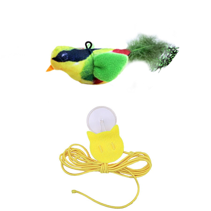 Pet Sound Bird Teaser Toy for Cats