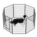 Heavy-Duty 8 Foldable Panels Dog Playpen