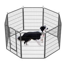 Heavy-Duty 8 Foldable Panels Dog Playpen