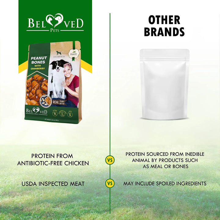 Dog Peanut Butter Chews With Cranberry