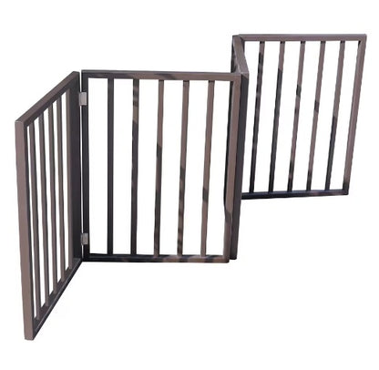 Portable Wooden Pet Gate Fence