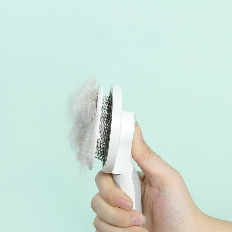 Self-Cleaning Pet Grooming Comb