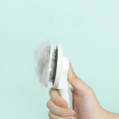 Self-Cleaning Pet Grooming Comb