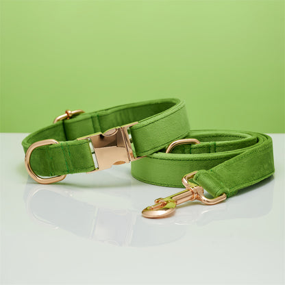 Personalized Adjustable Velvet Dog Collar