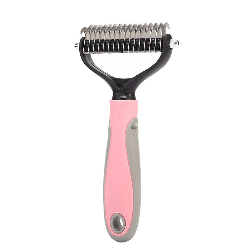 Double-Sided Pet Grooming Dematting Brush