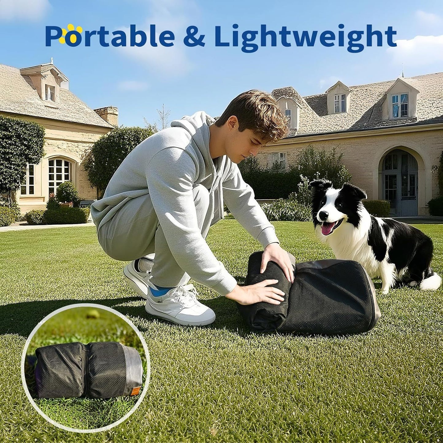 Outdoor Inflatable Waterproof Dog Bed