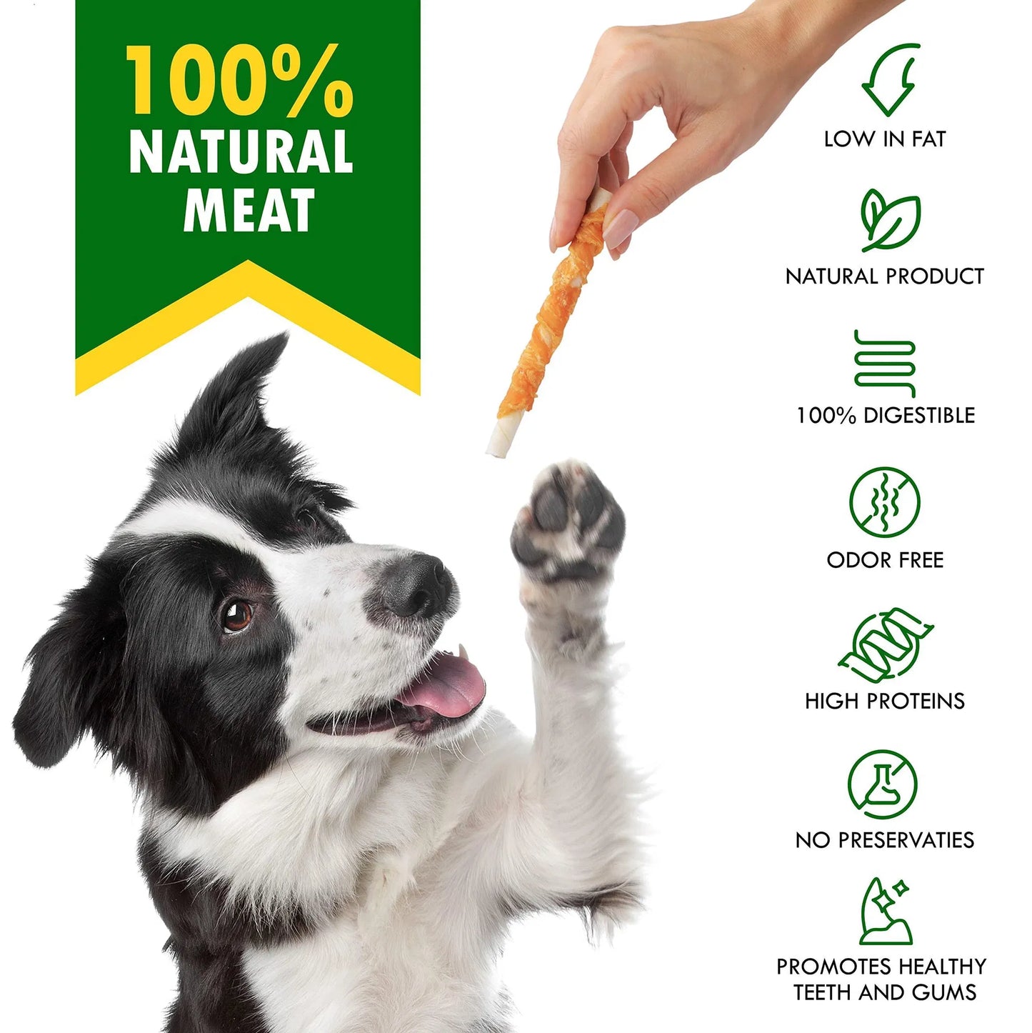 Dog Chicken Wrap Chew Treats