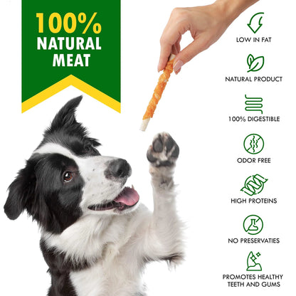 Dog Chicken Wrap Chew Treats