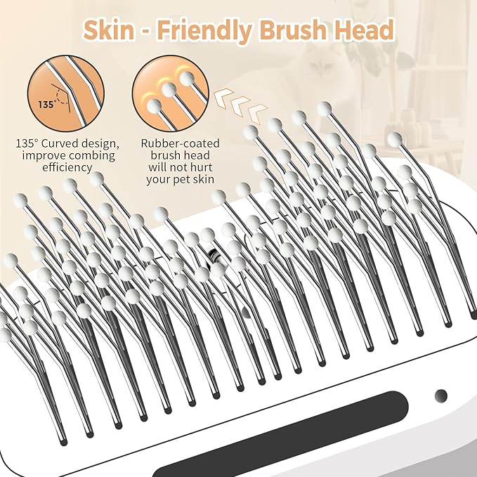 3 In 1 Pet Grooming Steam Brush