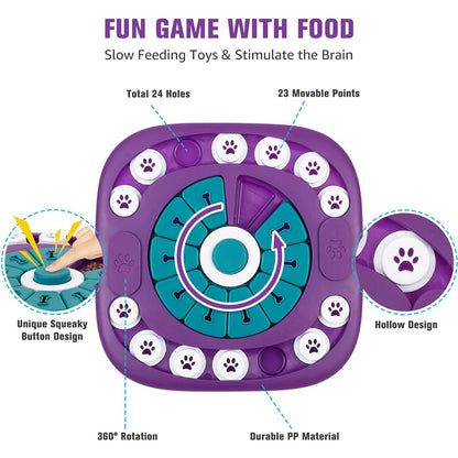 Interactive Treat Puzzle Pet Feeder