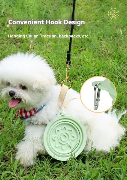 3-in-1 Pet Travel Collapsible Bowl