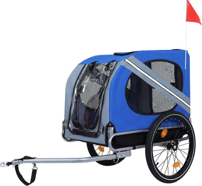 Large Folding Dog Bike Trailer
