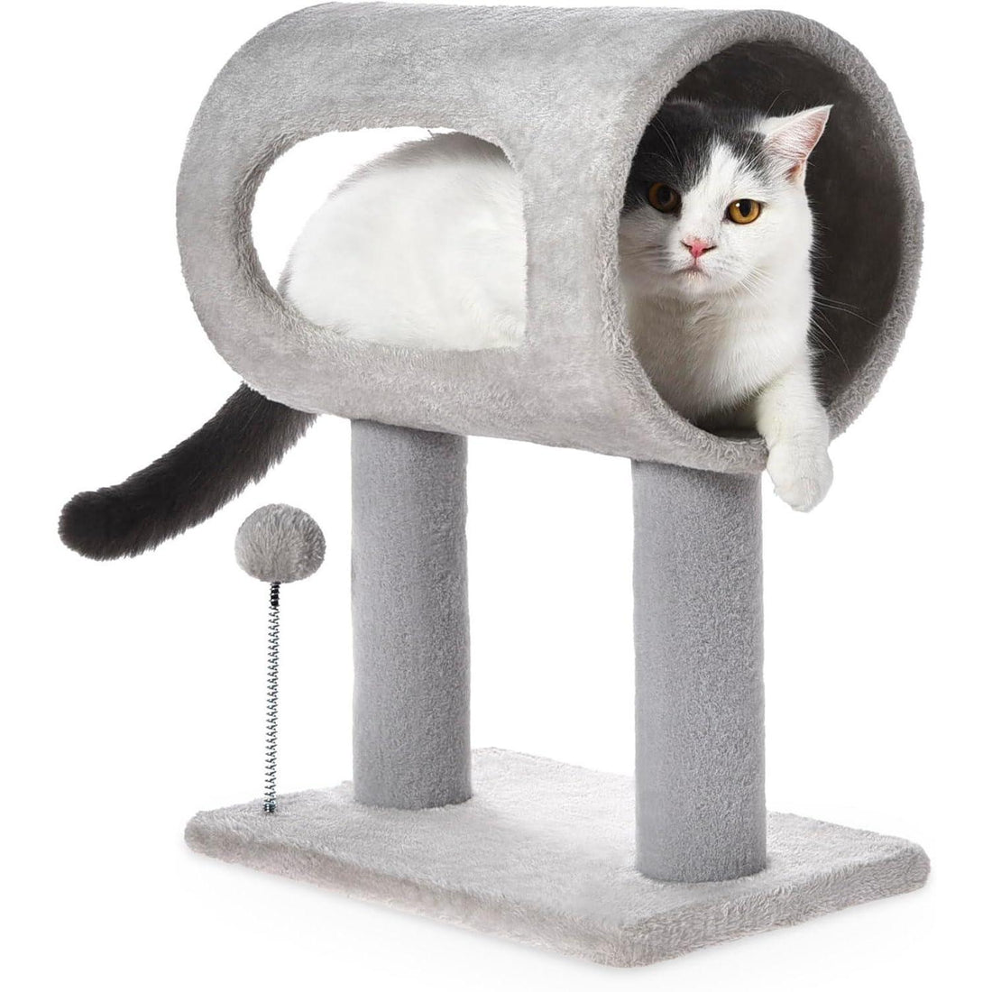 Indoor Cat Tree Tunnel Bed