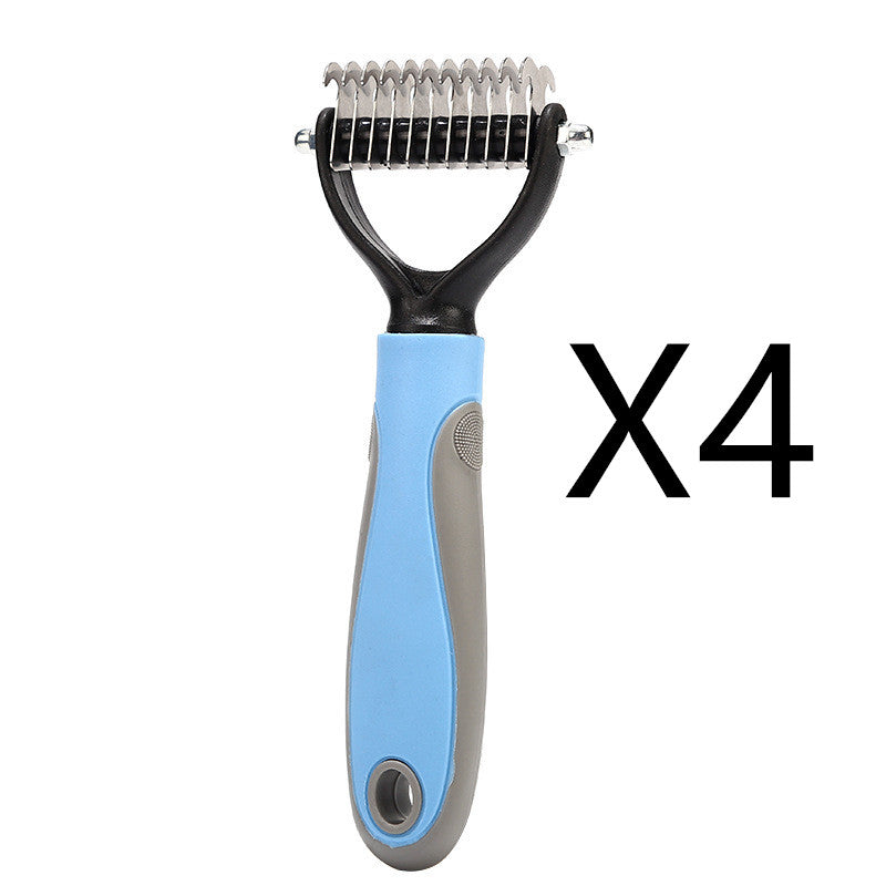 Double-Sided Pet Grooming Dematting Brush