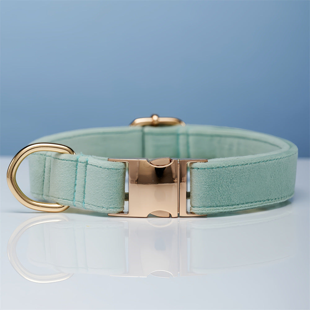 Personalized Adjustable Velvet Dog Collar