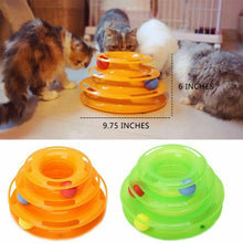 Multi-Level Cat Rolling Ball Tower