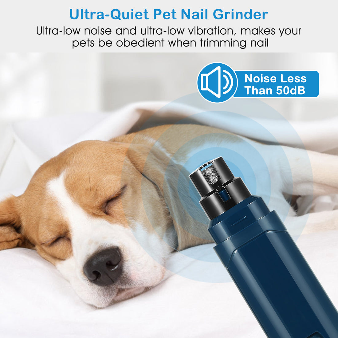 2 Speeds Cordless Dog Nail Grinder