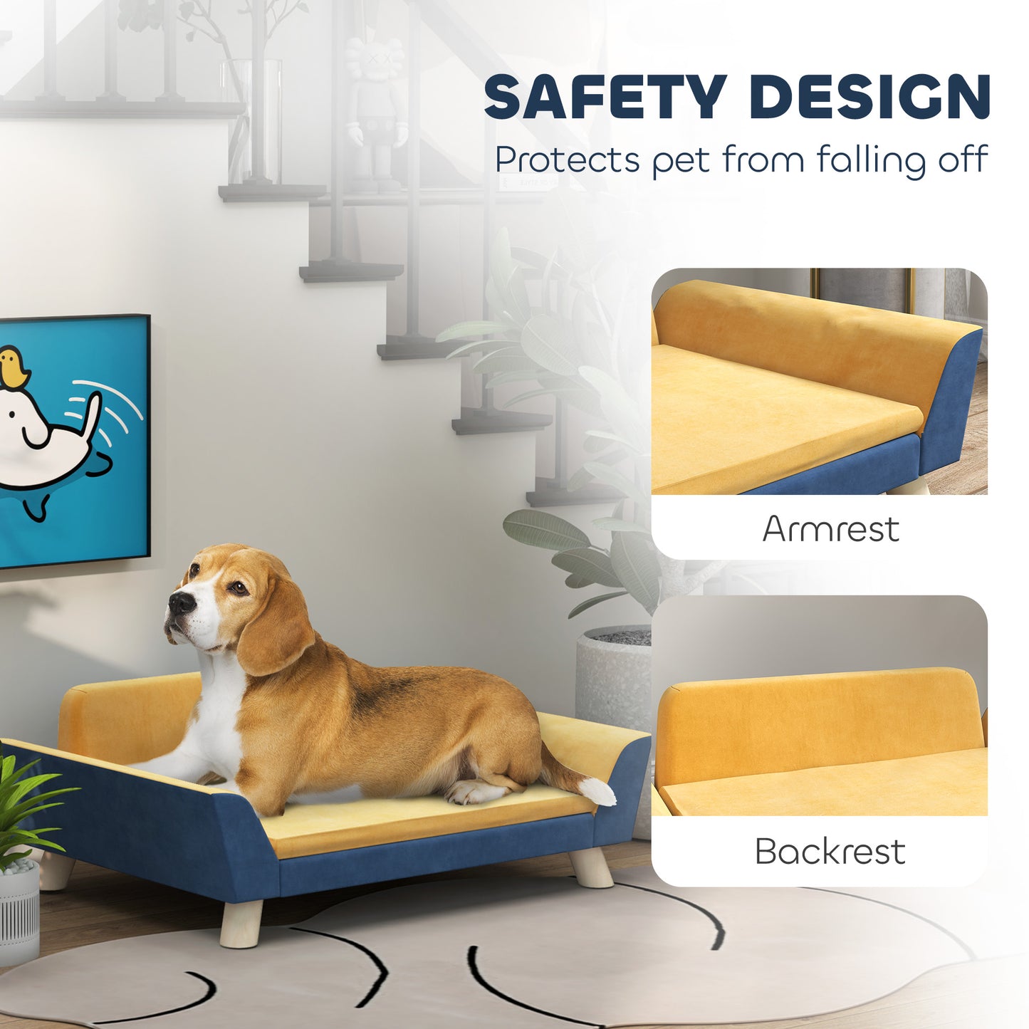 Cozy Pet Elevated Lounge Couch Sofa Bed