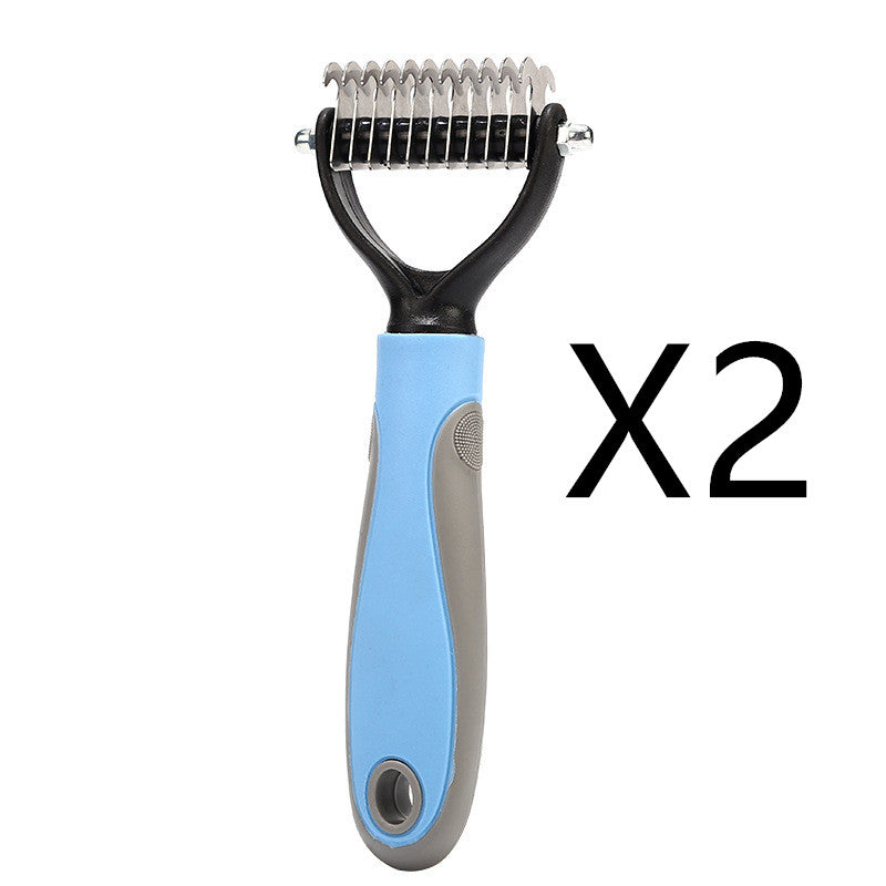 Double-Sided Pet Grooming Dematting Brush