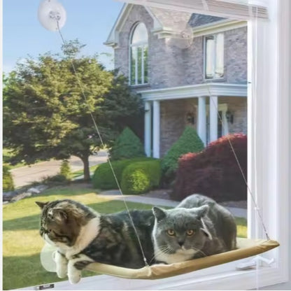 Cat Window-Mounted Hammock Perch