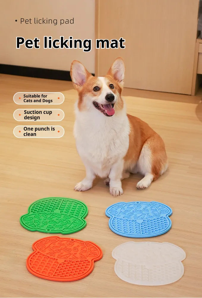 Silicone Pet Lick Mat Slow Feeder