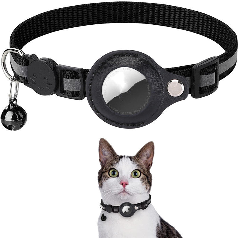 Reflective Cat & Dog Collar with AirTag