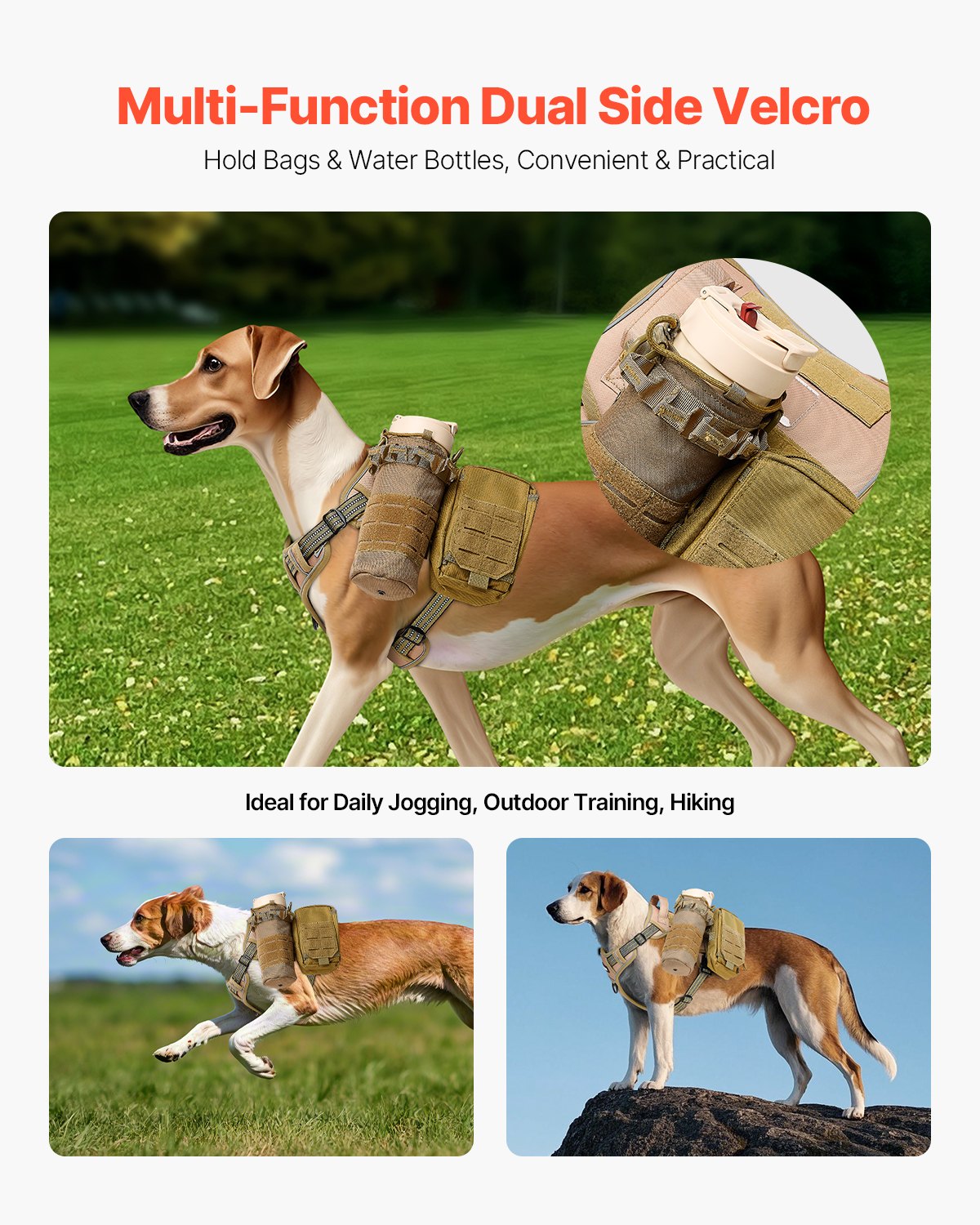 No Pull Tactical Dog Harness