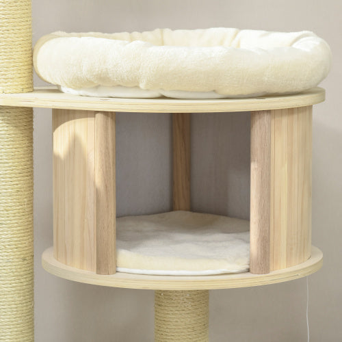 3-Level Cat Tree with Sisal Scratching Posts