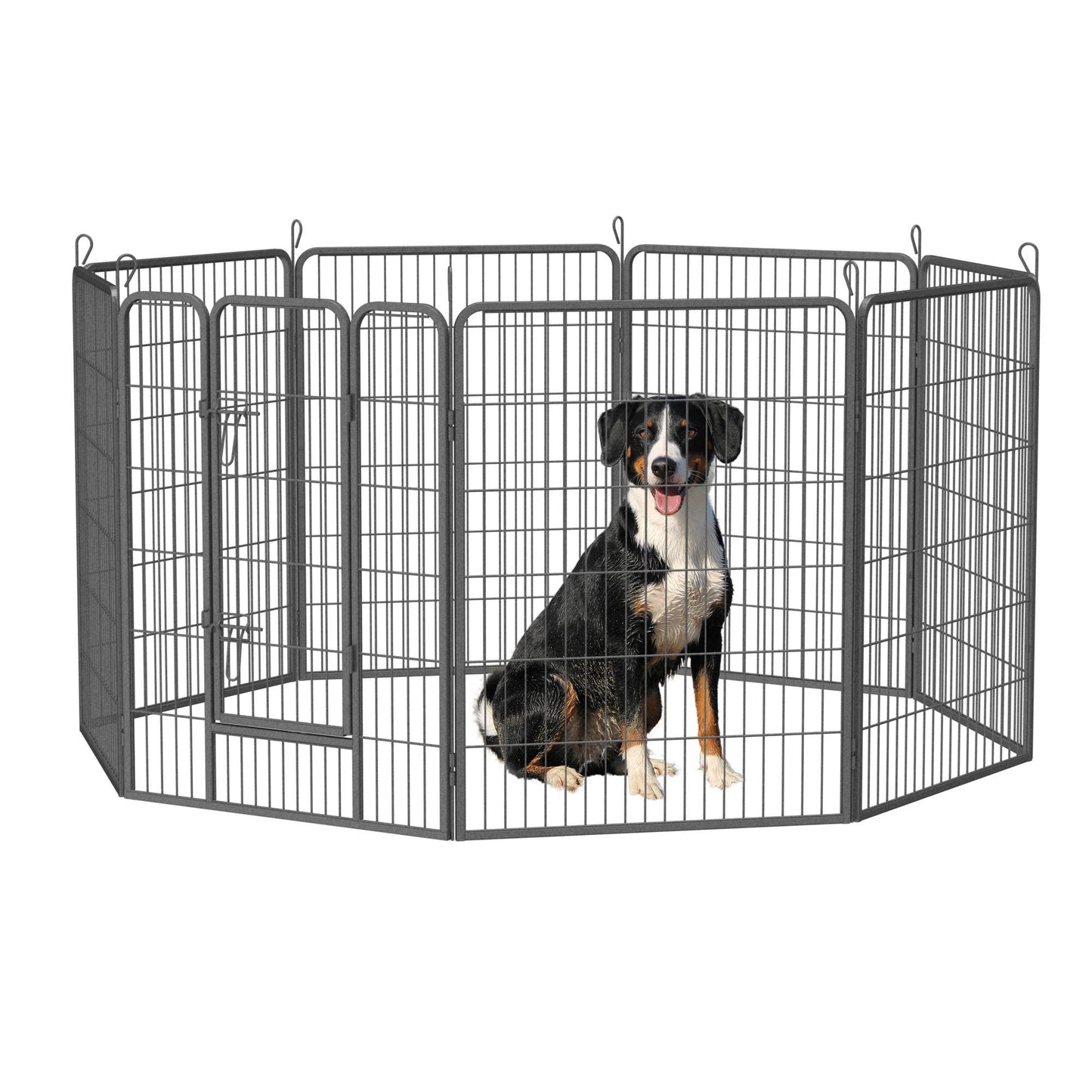 Heavy-Duty 8 Foldable Panels Dog Playpen