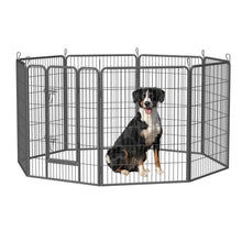 Heavy-Duty 8 Foldable Panels Dog Playpen