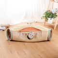 Cat Net Red Cat Litter Roll Totoro Toys Drilling Hole Cat Supplies