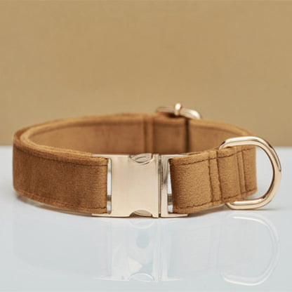 Personalized Adjustable Velvet Dog Collar