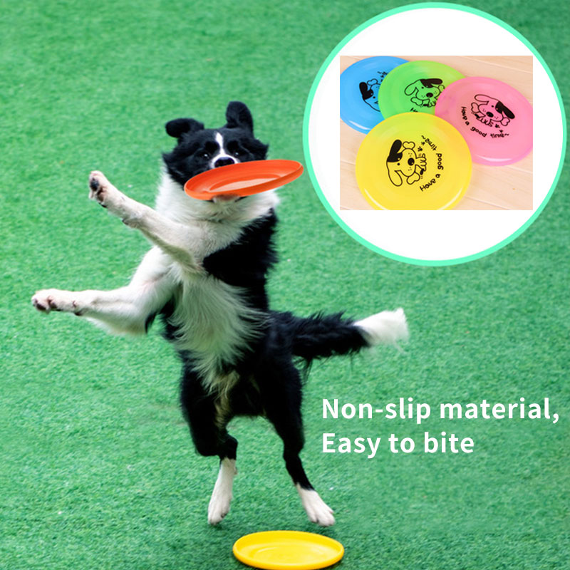 Silicone Flying Saucer Dog Toy
